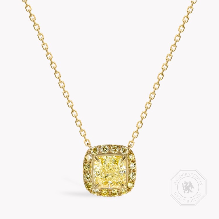 Celestial 1.51ct Kimberley Fancy Yellow Diamond Pendant    in 18ct Yellow Gold