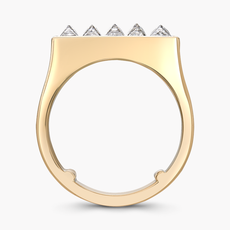 RockChic Flat-Topped 0.86ct Diamond Classic Ring Princess Cut, Channel Set_3