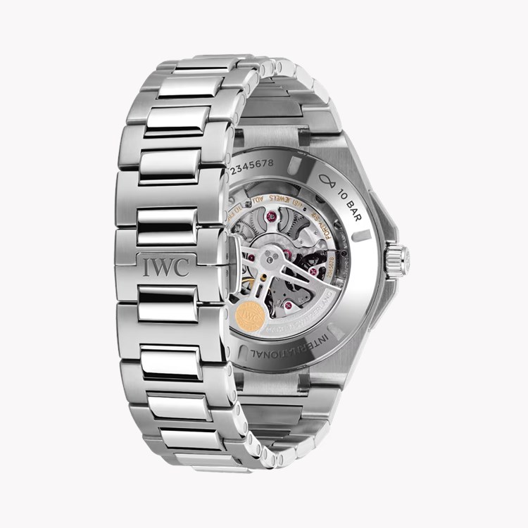 IWC Ingenieur 41.6mm, Blue Dial, Baton Numerals_4