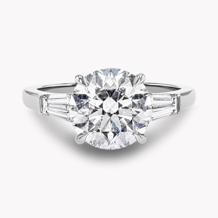 Regency 3.01ct Brilliant Cut Diamond Ring Brilliant & Tapered Baguette Cut, Claw Set_2
