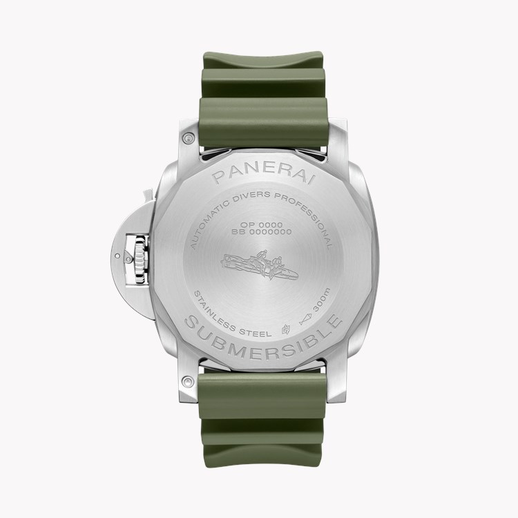 Panerai Submersible QuarantaQuattro Bianco 44mm, White Dial, Baton Numerals_2