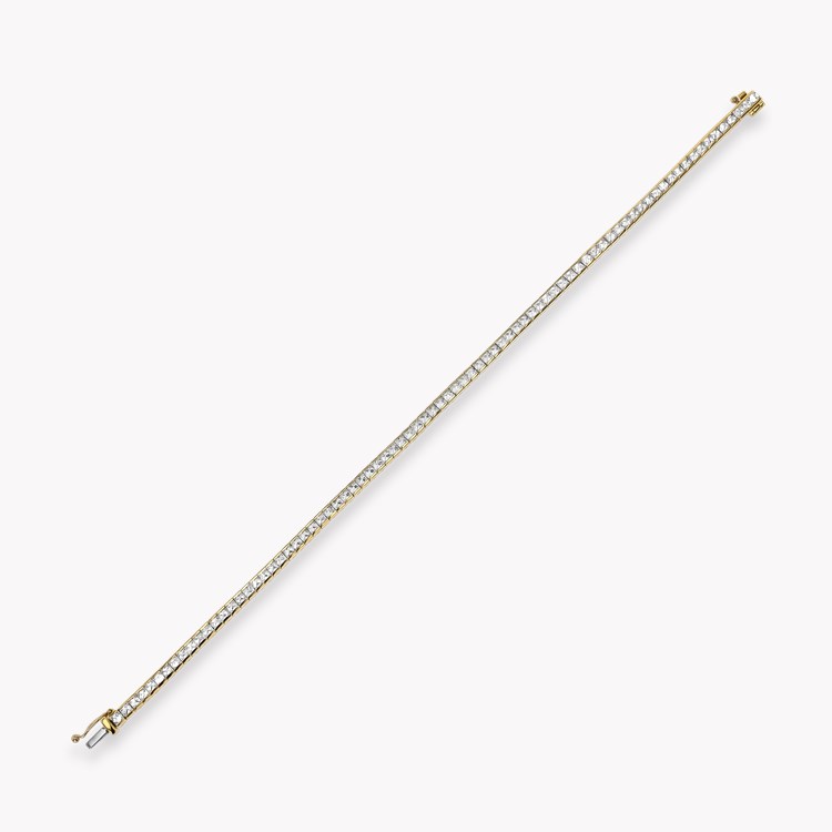 RockChic 3.67ct Inverted Diamond Line Bracelet Princess Cut, Channel Set_2