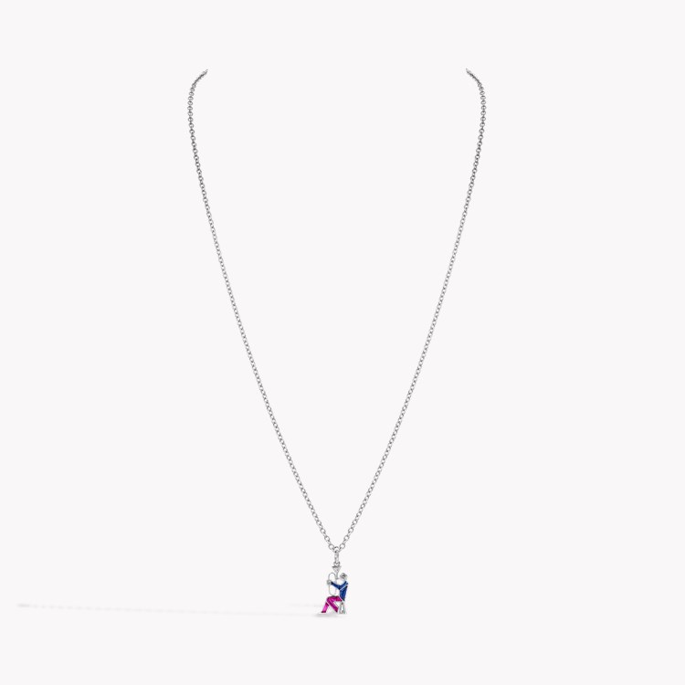 Art Deco Musician with Tuba Pendant _2