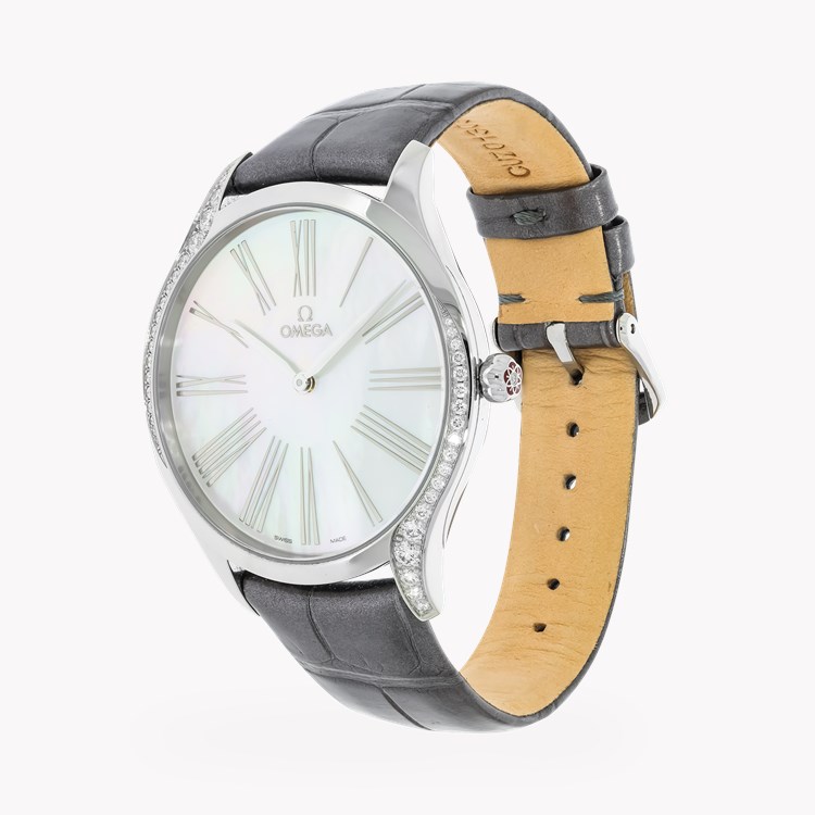 OMEGA De Ville Trésor 39mm, White Dial, Roman Numerals_2