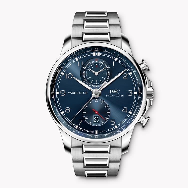 IWC Portugieser Yacht Club Chronograph 44.6mm, Blue Dial, Arabic Numerals_1