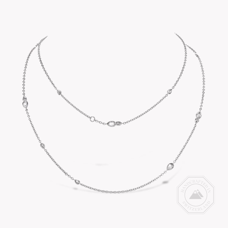 Skinny B Pear Shaped Diamond Pendant _1