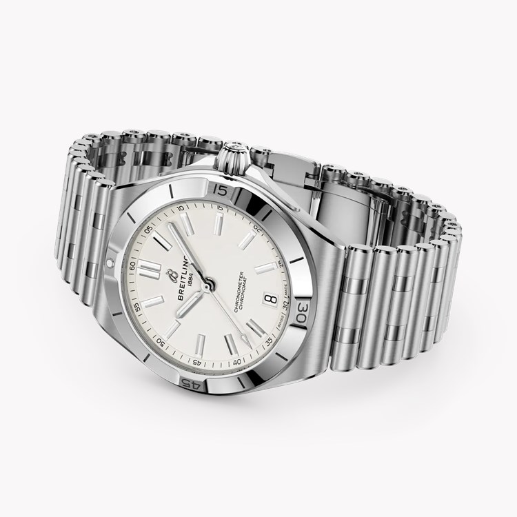 Breitling Chronomat B31 40 40mm, White Dial, Baton Numerals_3