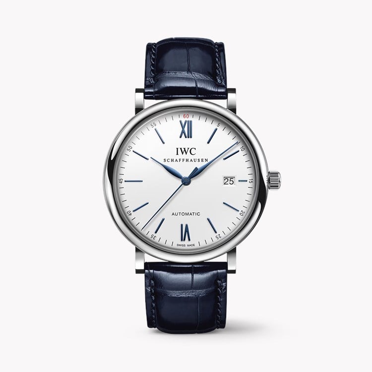 IWC Portofino 40mm, Silver Dial, Roman/Baton Numerals_1