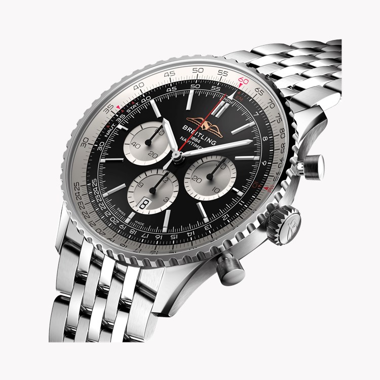 Breitling Navitimer B01 Chronograph 46 46mm, Black Dial, Baton Numerals_3