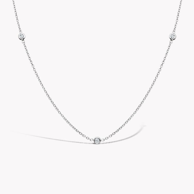 Sundance Diamond Necklace Brilliant Cut, Rub Over Set_2