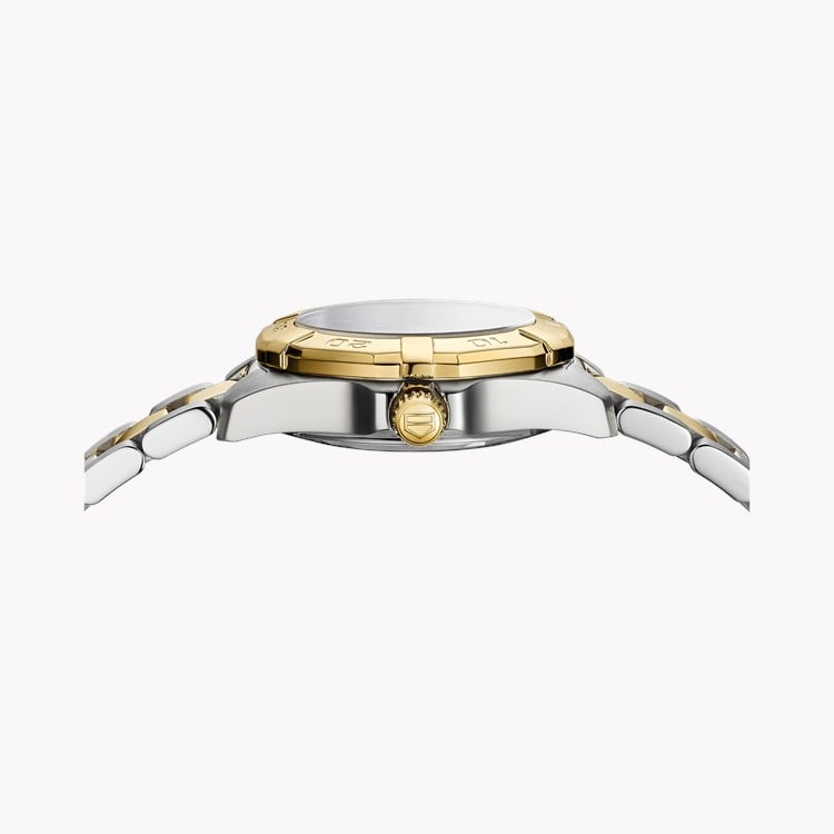 Tag Heuer Aquaracer Date 27mm, White Dial, Diamond Numerals_3