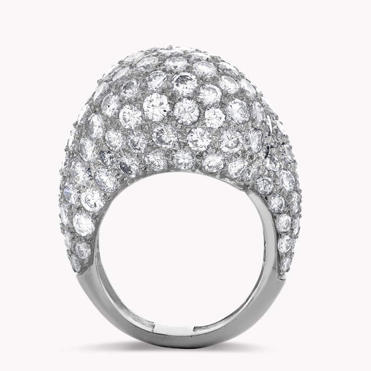 Diamond Bypass Ring Brilliant Cut, Pave Set_3