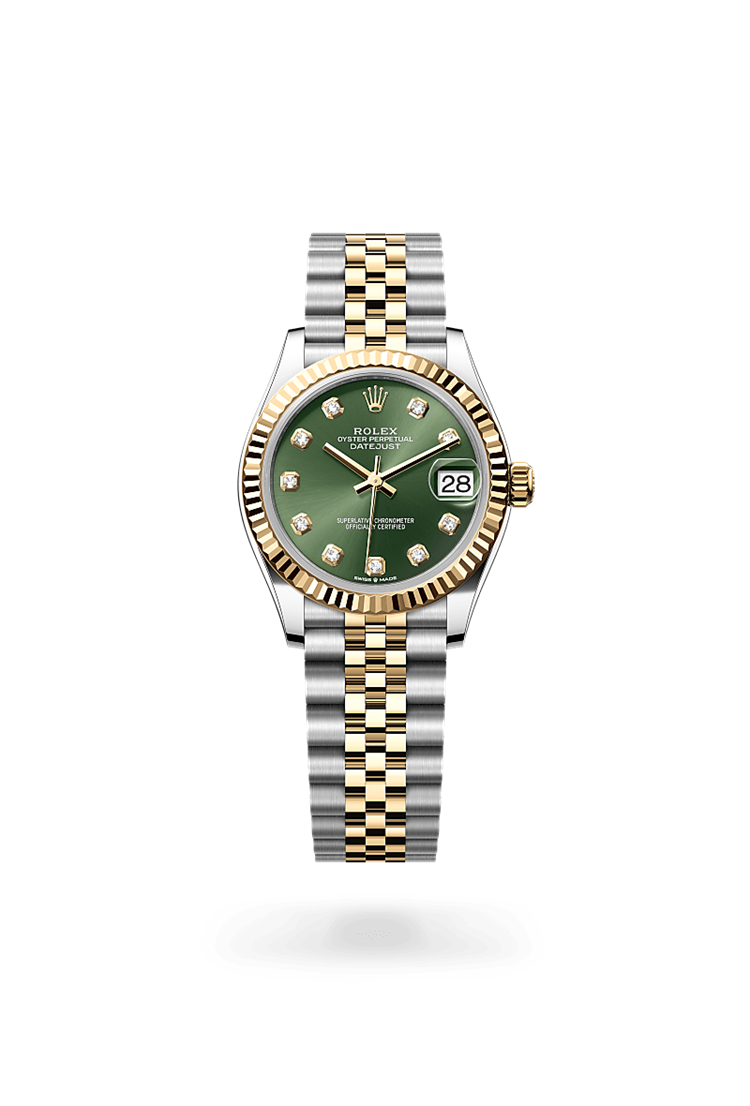 Datejust 31, Oyster, 31 mm, Oystersteel and yellow gold