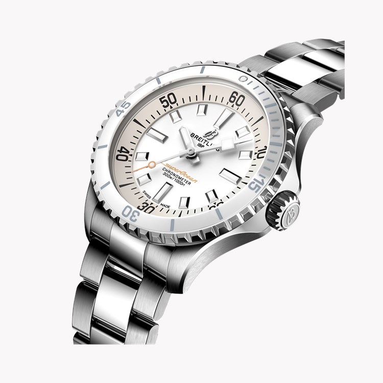 Breitling Superocean Automatic 36 36mm, White Dial, Baton Numerals_3