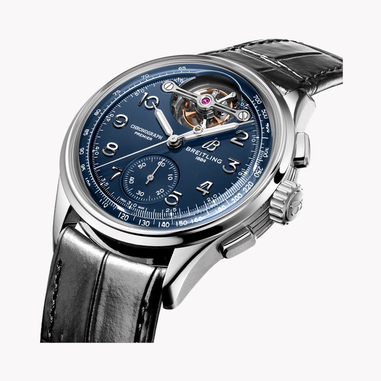 Breitling Premier B21 Chronograph 42mm, Blue Dial, Arabic Numerals_3