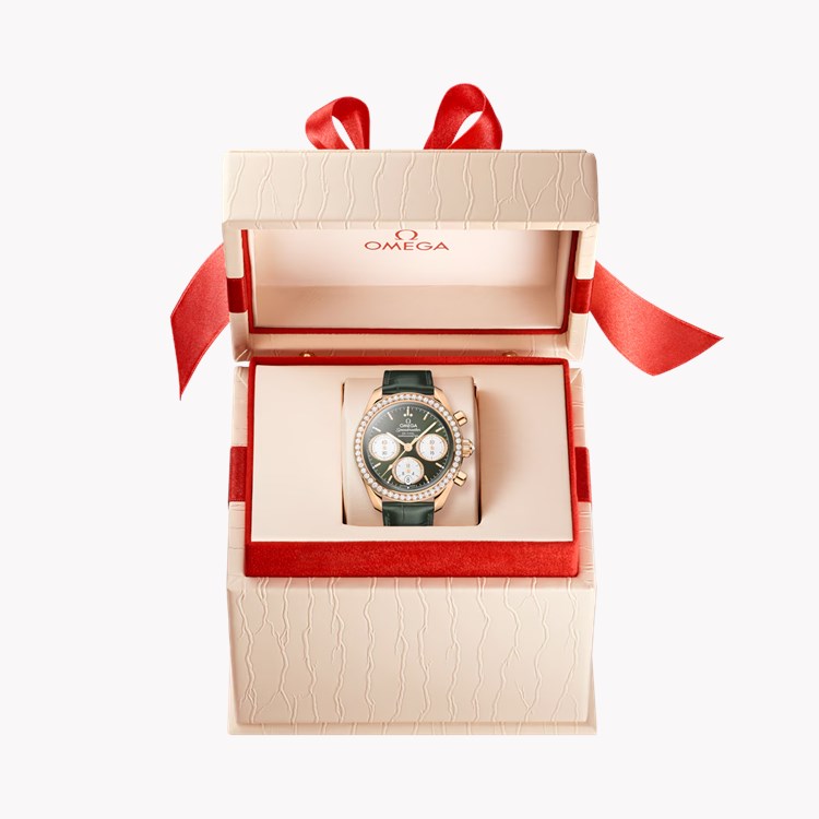 OMEGA Speedmaster 38 O32458385060001 Watch - 38mm, Green Dial 