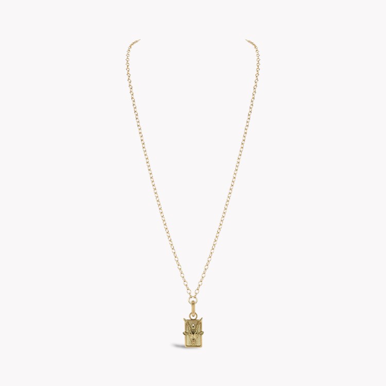 Zodiac Diamond Capricorn Pendant Charm Brilliant cut, Claw set_3