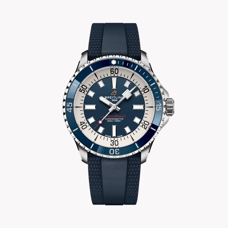 Breitling Superocean Automatic 42 42mm, Blue Dial, Baton Numerals_1