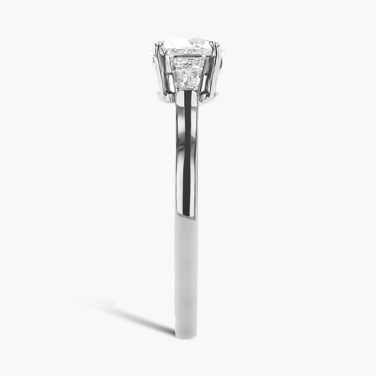 Regency 0.91ct Brilliant Cut Diamond Ring Brilliant & Tapered Baguette Cut, Claw Set_4