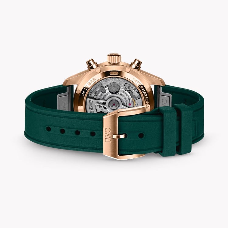 IWC Pilot's Chronograph 41 41mm, Green Dial, Arabic Numerals_4