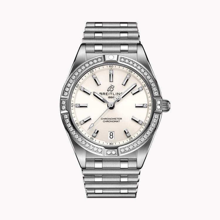 Breitling Chronomat 32 32mm, White Dial, Baton Numerals_1