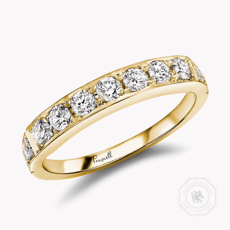 Antrobus 0.52ct Diamond Half Eternity Ring Brilliant Cut, Grain Set_1