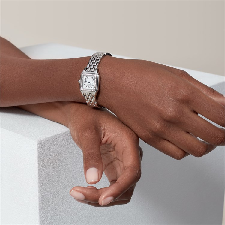 Cartier Panthère de Cartier W4PN0016 Watch Small, Silver Dial