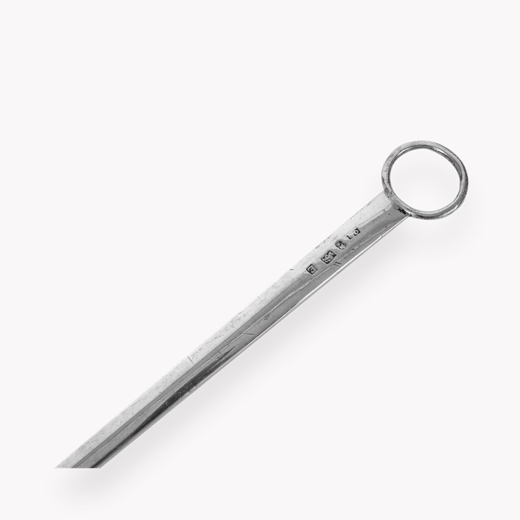 Silver George III Meat Skewer Hallmarked Chester_2