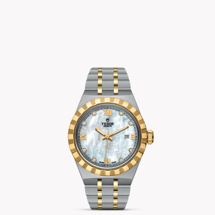 Tudor Royal 28mm. Mother of Pearl Dial. Diamond Numerals_1