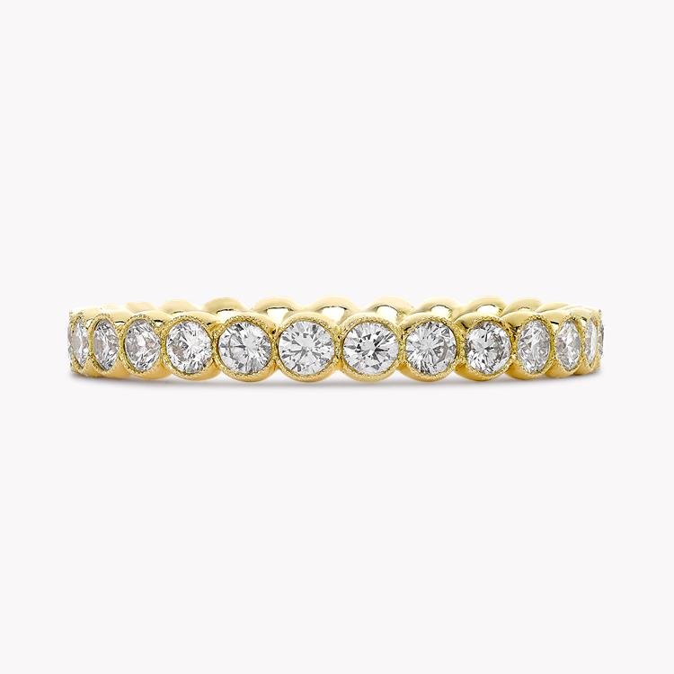 Diamond Dot 0.97ct Full Eternity Ring Brilliant Cut, Millegrain Set_2
