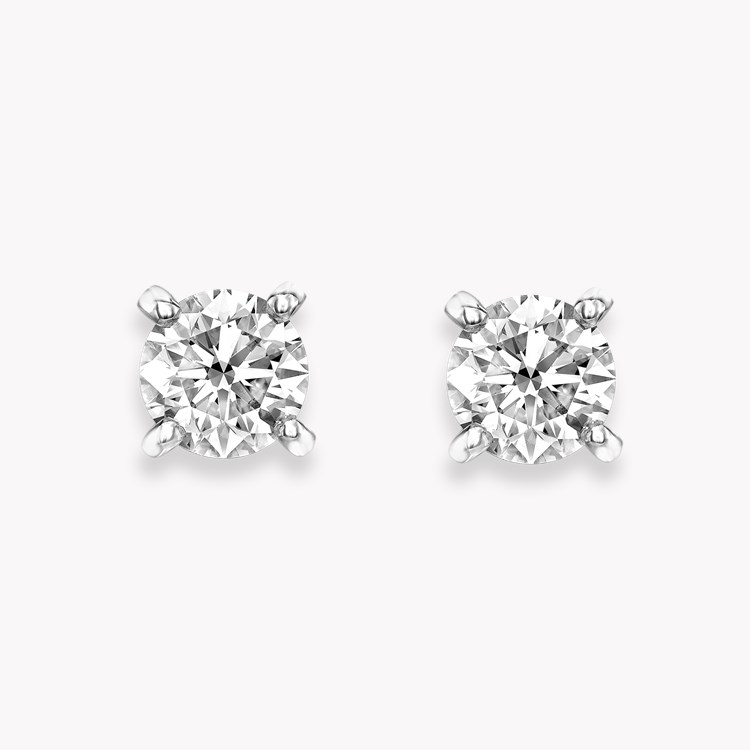 Brilliant Cut Diamond Stud Earrings Brilliant cut, Claw set_1
