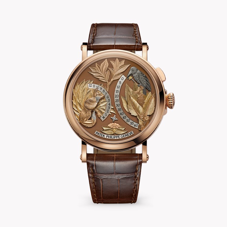 Patek Philippe Calatrava 39mm, Rose Dial, Baton Numerals_1