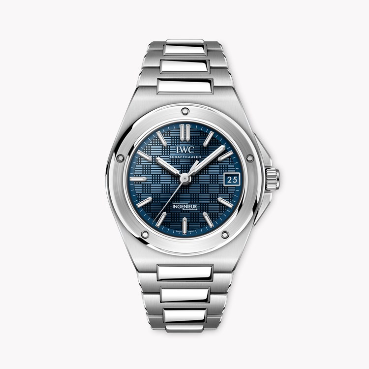 IWC Ingenieur 35mm, Blue Dial, Arabic/Baton Numerals_1