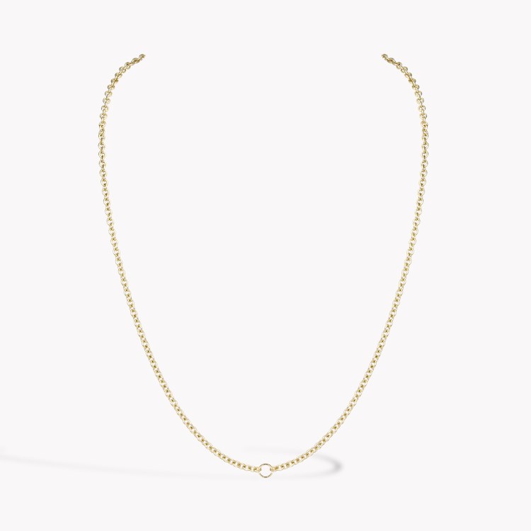 Rolo Chain Necklace 50cm with Central Jump Ring _2