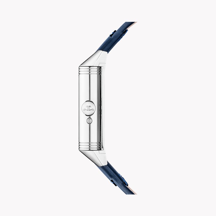 Jaeger-LeCoultre Reverso Tribute Geographic 29.9mm, Blue Dial, Baton Numerals_3