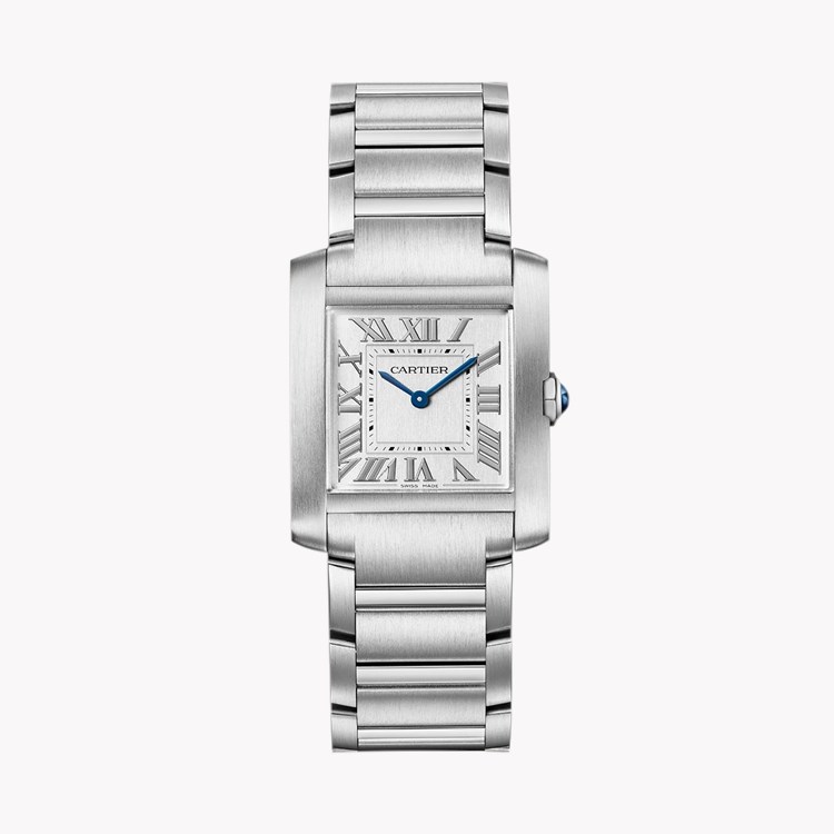 Cartier Tank Française Medium, Silver Dial, Roman Numerals_1