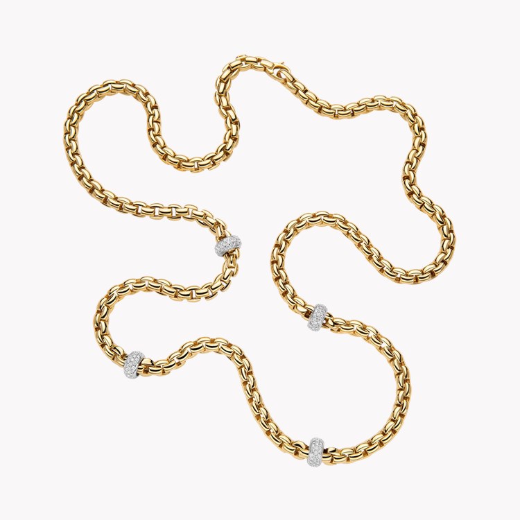 FOPE Eka Flex'It 1.57ct Diamond Necklace Brilliant Cut, Pave Set_1