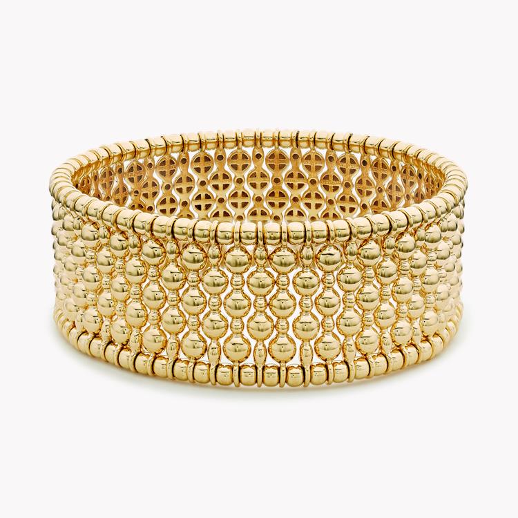 Bohemia Wide Bangle in 18ct Yellow Gold