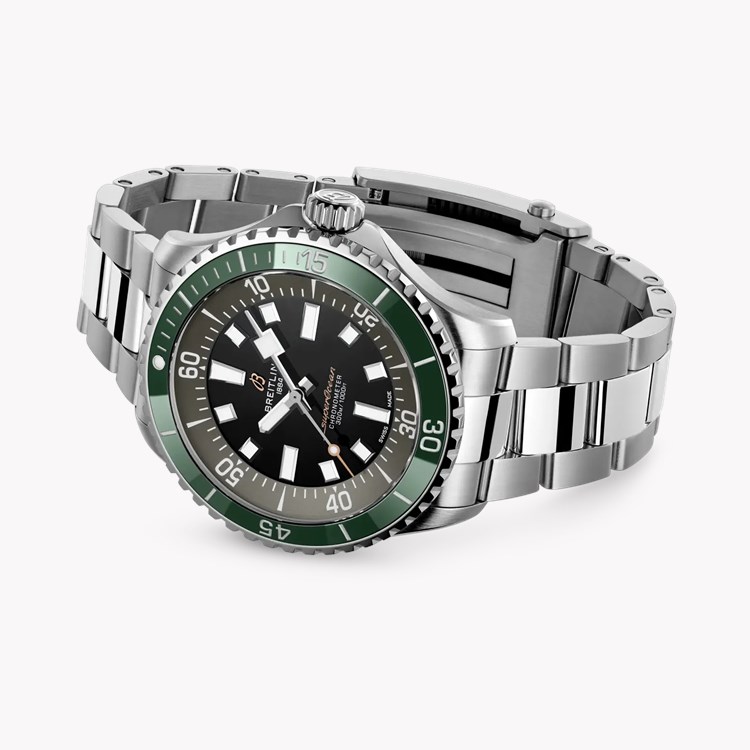 Superocean Automatic 44 44mm, Black Dial, Baton Numerals_3