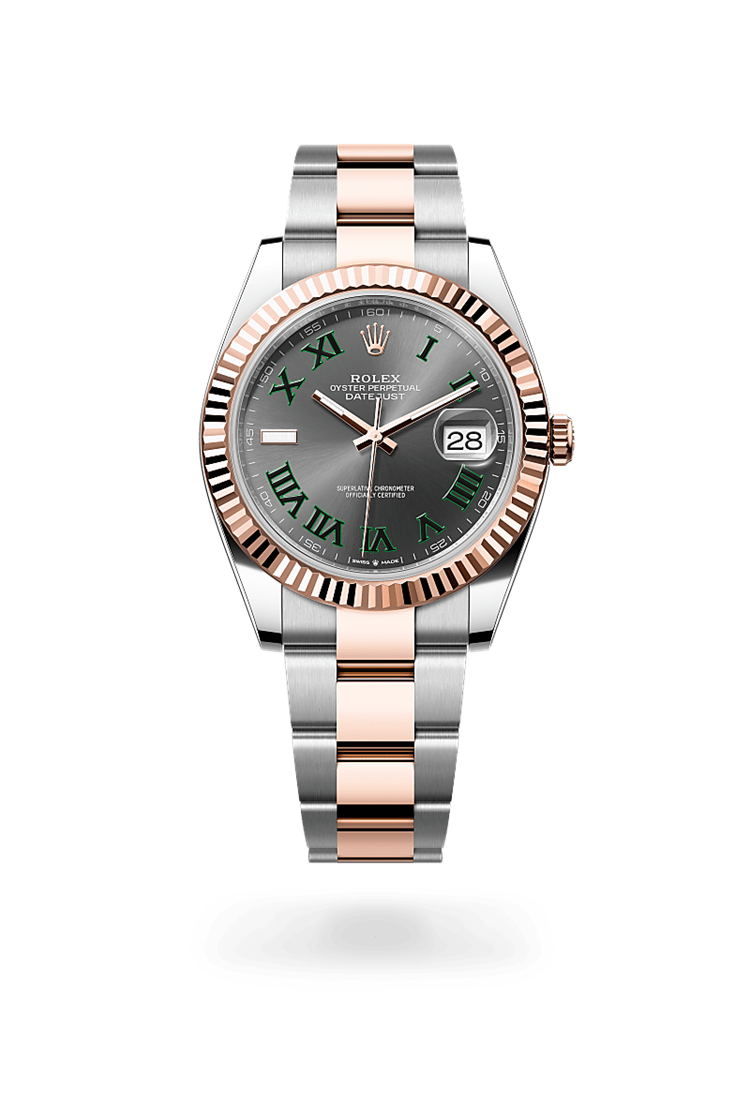 Datejust 41, Oyster, 41 mm, Oystersteel and Everose gold