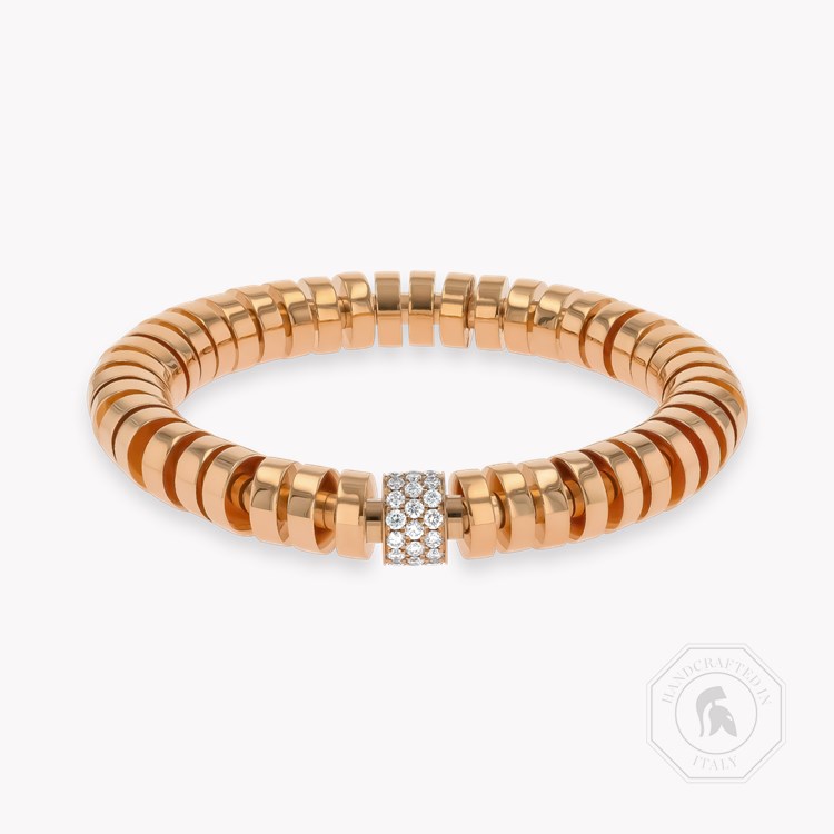 Amalfi 1.042ct Diamond Large Angular Link Expandable Bangle