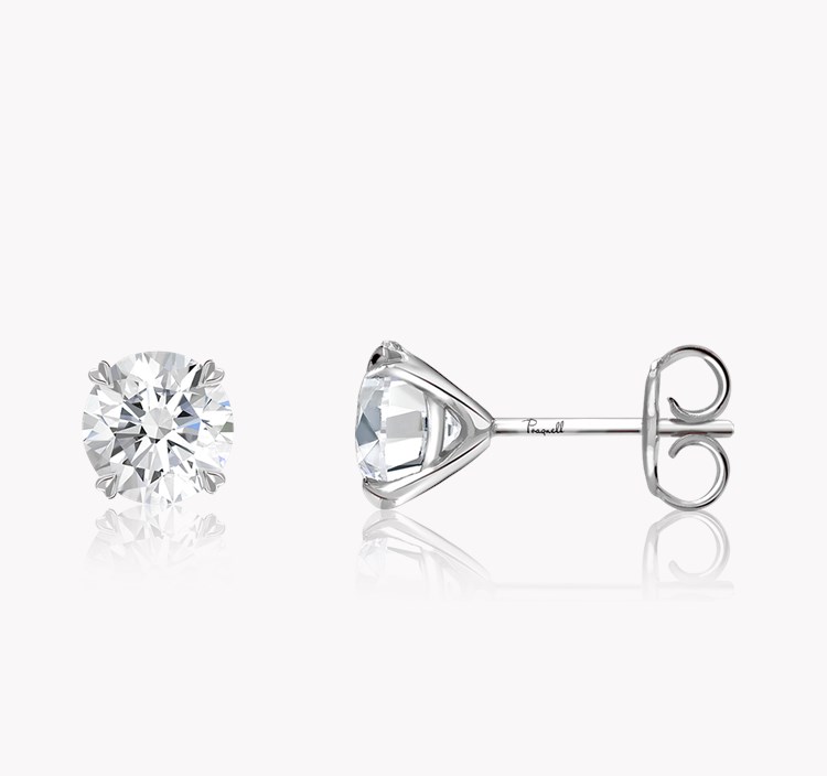 Windsor Diamond Stud Earrings Brilliant cut, Claw set_2
