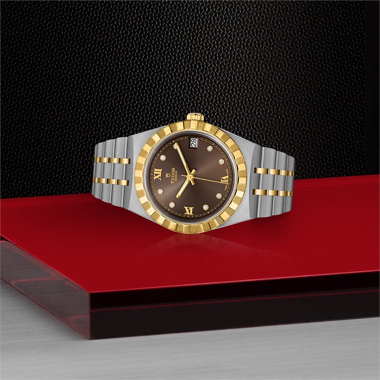 Tudor Royal 34mm, Brown Dial, Diamond Numerals_2