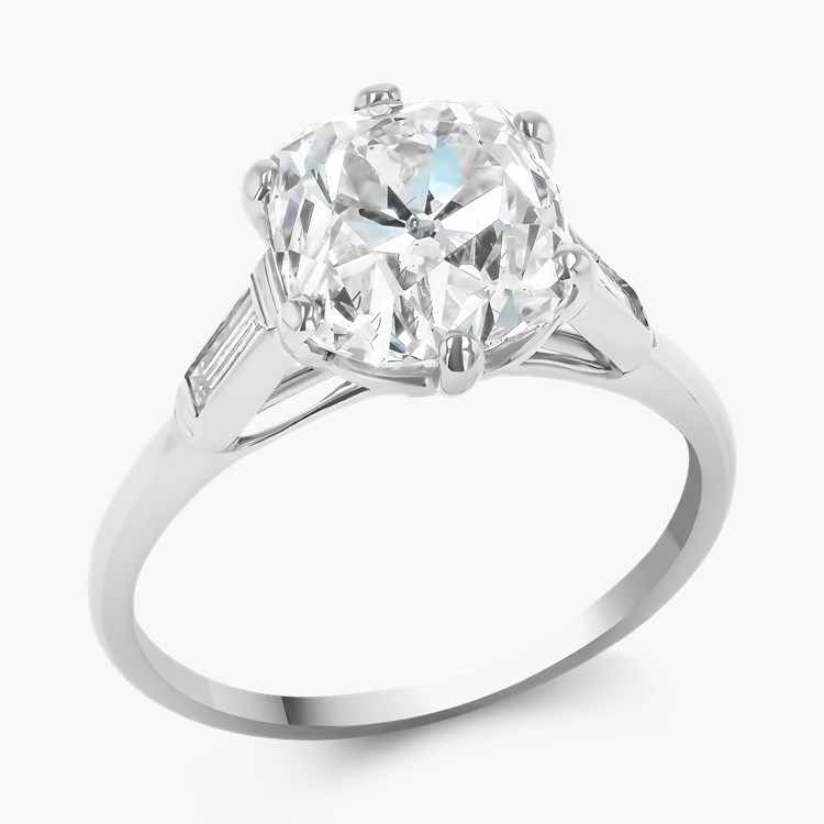 Art Deco Cartier Old Cut 3.01ct Diamond Ring Old Mine Cut, Claw Set_1