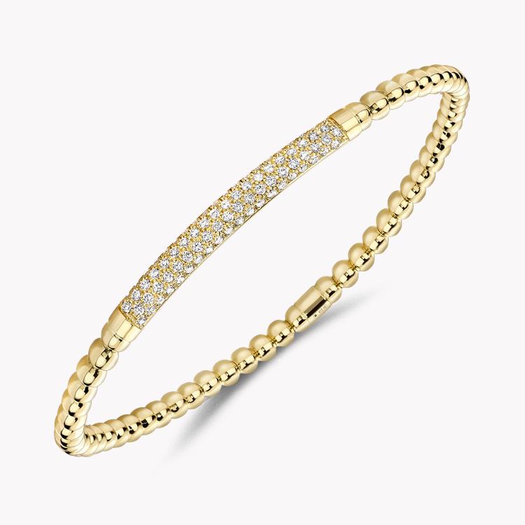 Bohemia 0.47ct Diamond Small Expandable Bangle Brilliant Cut, Pavé Set_2