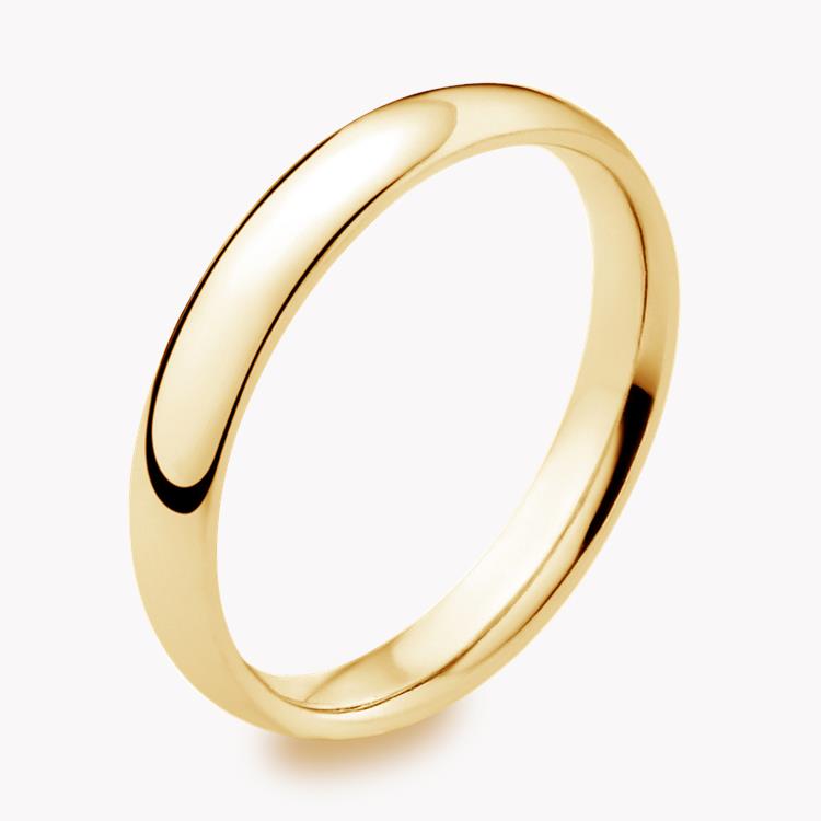 3mm Light Court Wedding Ring in 18CT Yellow Gold _1