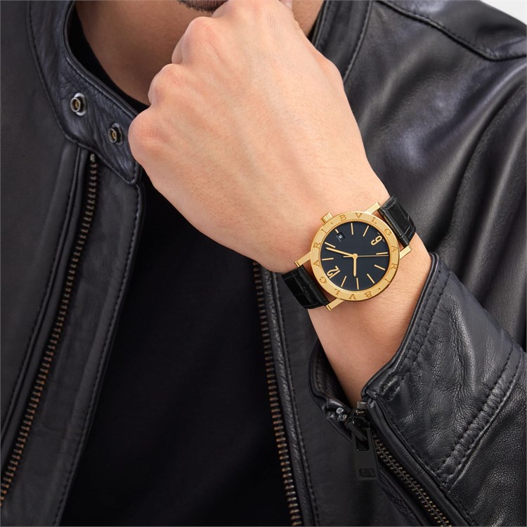 Bvlgari Bvlgari 38mm, Black Dial, Arabic/Baton Numerals_5