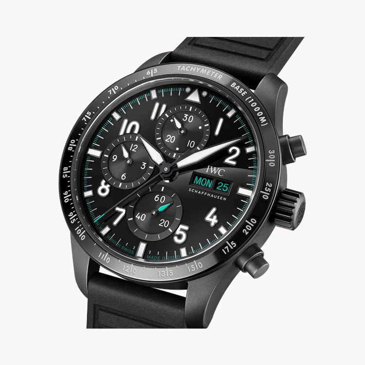 IWC Pilots 41 Mercedes-AMG 41mm, Black Dial, Arabic Numerals_3