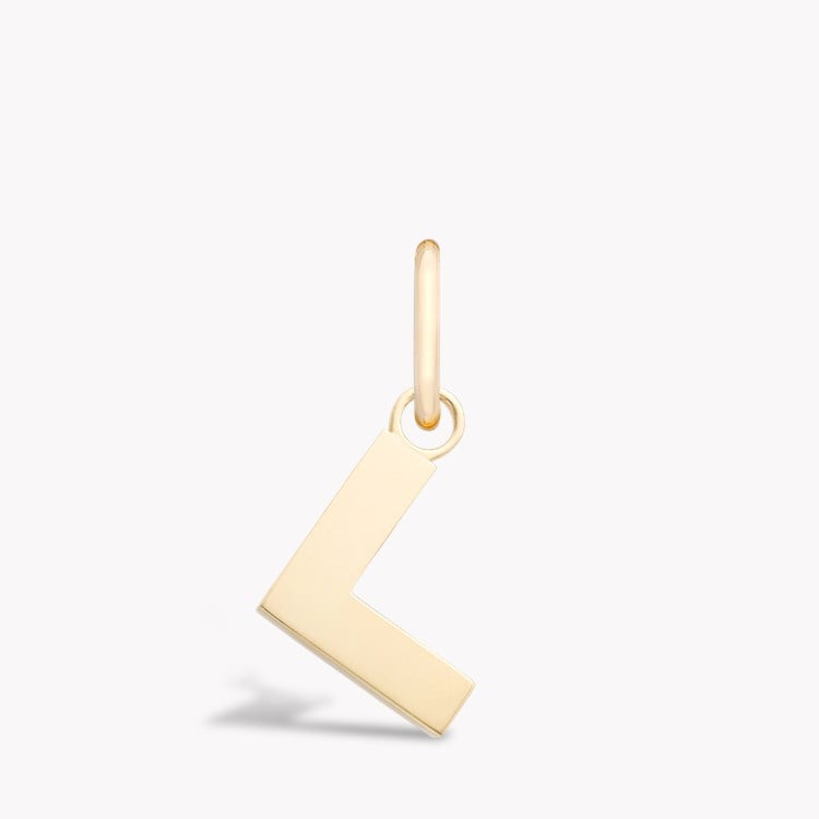 Medallion Letter L Pendant Charm _1