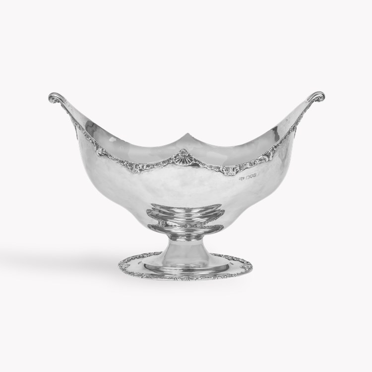 Silver Edward VII 32oz Bowl Hallmarked London_1